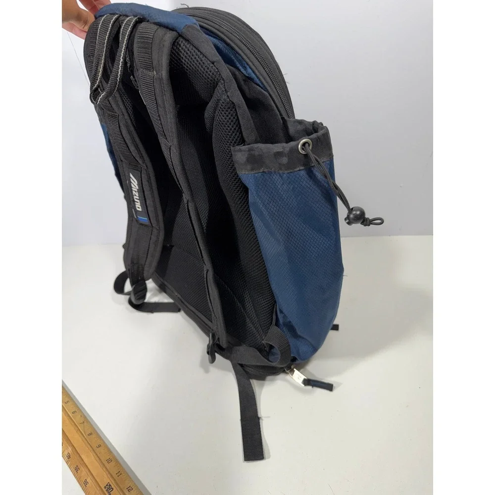 Mizuno Organizer Series Baseball Softball Backpack Navy Blue Black Gear Bag